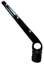 2" x 1-5/8" Steel Black Vinyl Coated Barbed Wire Arm for Black Vinyl Chain Link Fences