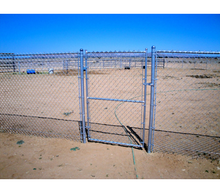 Temporary Fence Panel - 8'6" Tall x 8' Wide Panel: Gate Kit