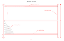 Temporary Fence Panel - 8'6" Tall x 8' Wide Panel