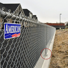 4" Sq. x 1/4" Galvanized Steel Plate for Plated Posts Fences