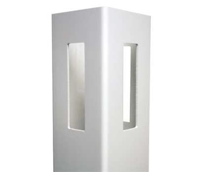 White 3 Way Post 4" x 4" x 6' x .115 For Vinyl Fences