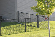 [150' Length] 6' Black Chain Link Complete Fence Package