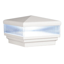 5" x 5" Neptune Scallop Lens Low Voltage LED Light Post Cap (Box of 6)