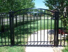 10' flat top aluminum gate