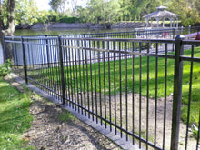 [100' Length] 6' Ornamental Flat Top Complete Fence Package